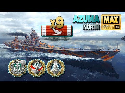 Cruiser Azuma: Good decisions at the right time - World of Warships
