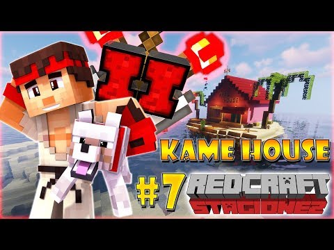 RedCraft 2: KAME HOUSE ! La casa del genio delle tartarughe!!! - Minecraft #7