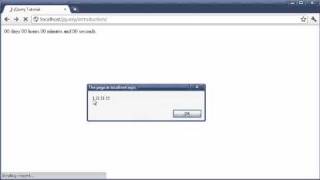 jQuery Tutorial - 136 - Creating a day/hour/min/sec countdown plugin