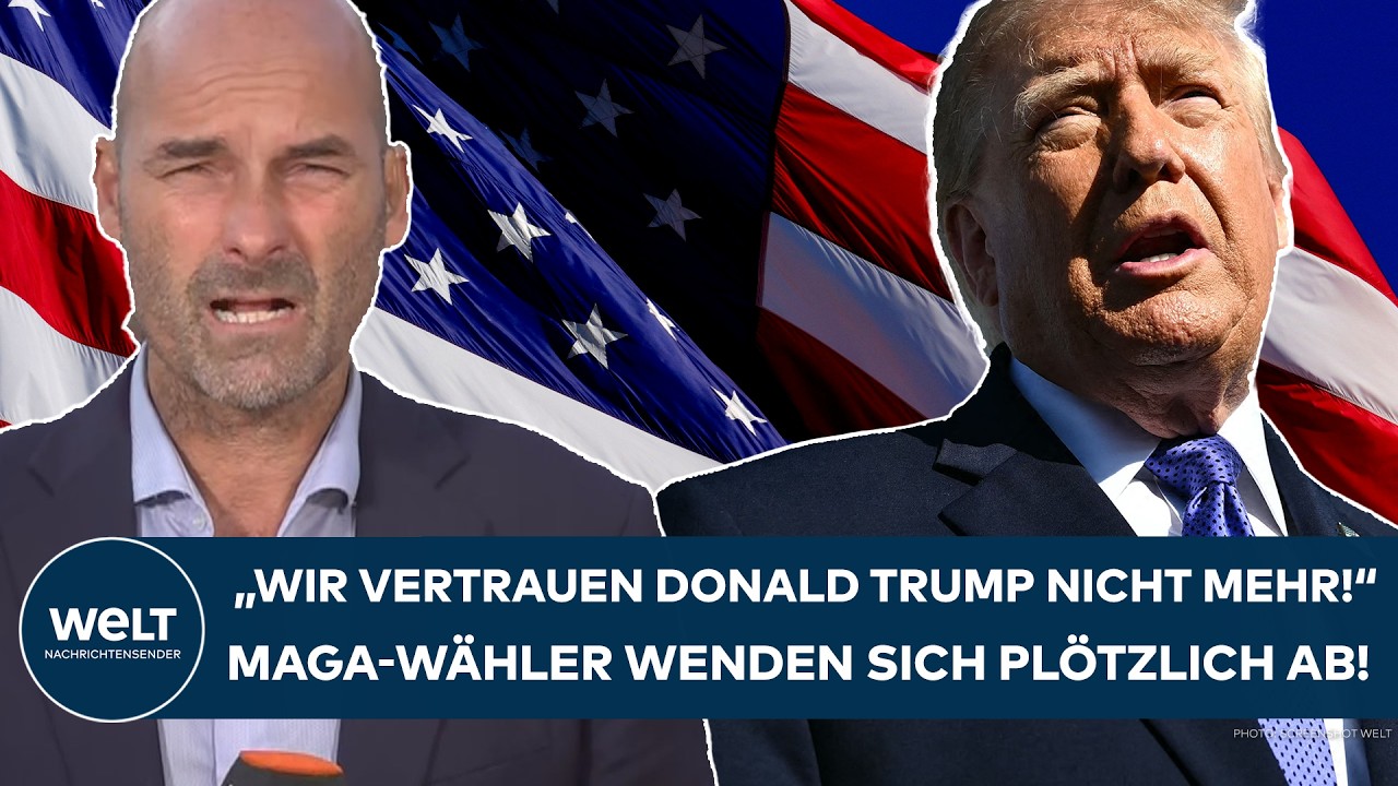 USA: "Wir vertrauen Donald Trump nicht mehr" - MAGA-Wähler wenden sich ab! Präsident am Limit!
