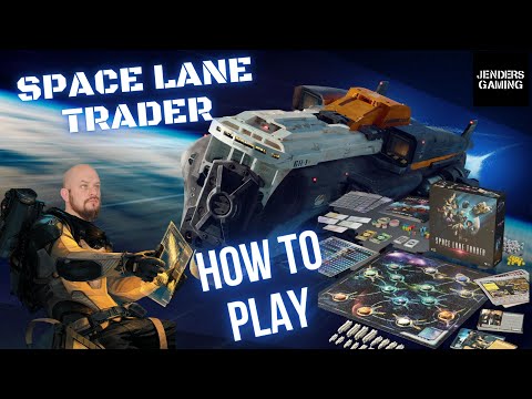Space Lane Traders boardgame Overview and how to play