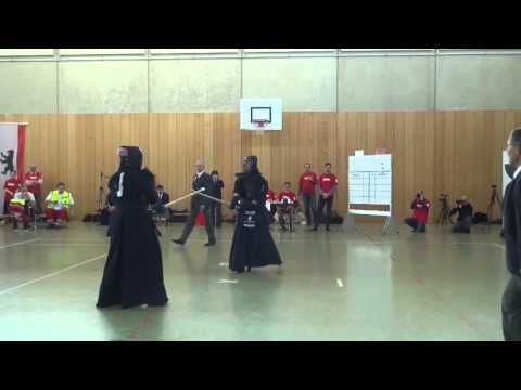 Deutsche Kendo Einzelmeisterschaft 2016 Damen - Meinberg vs Kraus