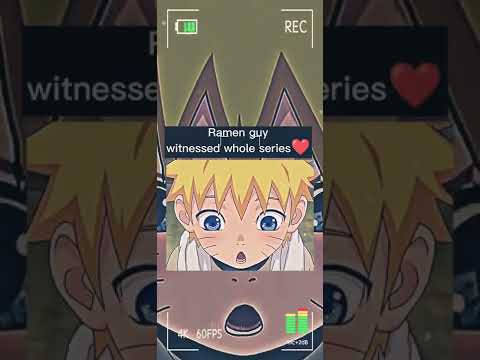 Ramen guy witnessed everything and was most important and beloved character of whole naruto series