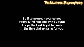 Three Days Grace - Time That Remains [Lyrics on screen] HD