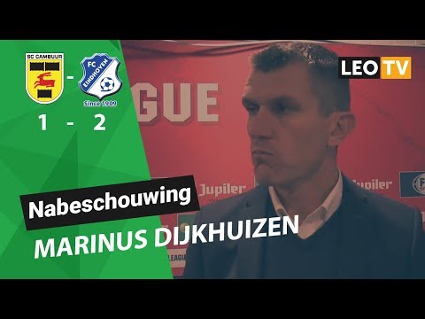 Nabeschouwing Marinus Dijkhuizen FC Eindhoven - Cambuur