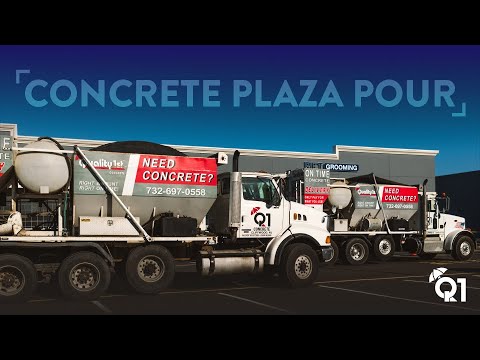 Concrete Pour In Neptune Plaza