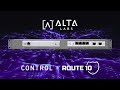 Setting Up The Control And Route10 Alta Labs