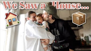 WE LOOKED AT A HOUSE | Family Christmas Weekend, Toddler Costco Snacks, Baby Clothes Clean Out