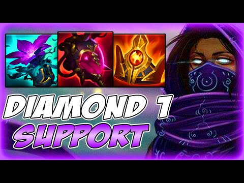 I TRY TO PLAY MALZAHAR SUPPORT IN DIAMOND 1 ELO | Malzahar Guide S14 - League Of Legends