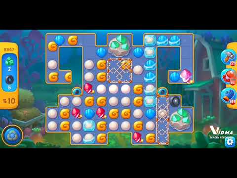 Fishdom. 8947 level no boosters and diamonds. 16 moves