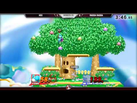 VS Weekly 5/12/16 - Winners R3 - Hex (Yoshi) vs. Radda Radda (G&W) - Smash 4