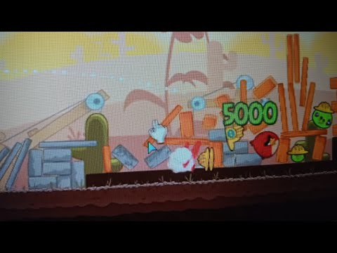 Angry Birds Trilogy (Rio) Airfield Chase, (9-1) (Wii)