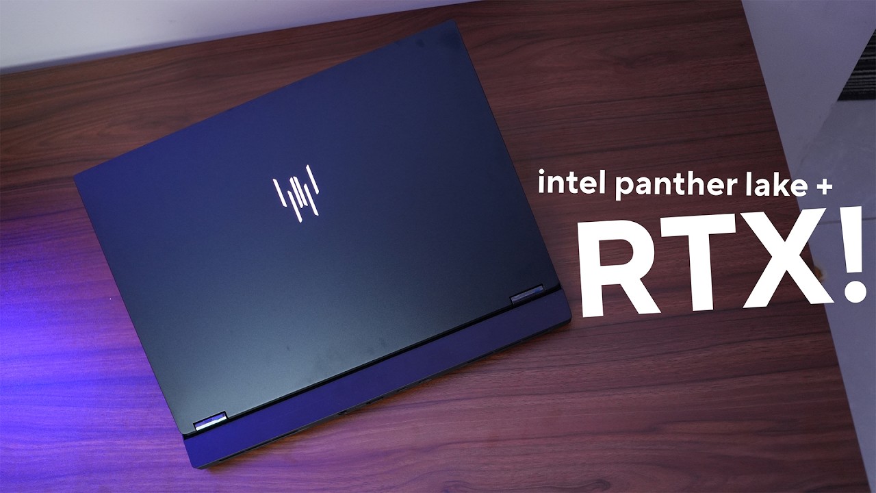 Laptop Gaming Tipis combo Intel Panther Lake + RTX?!