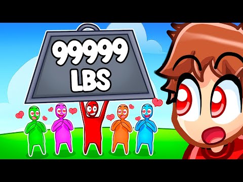 Using 0.0002% of My Strength in Gang Beasts With MY CRAZY FAN GIRLS...