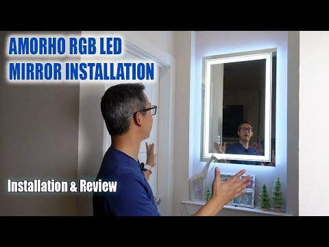 Amazing RGB LED Mirror From Amorho | Installation &...