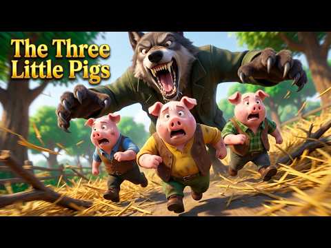 The Three Little Pigs: Run From The Big Bad Wolf! | Fairy Tales