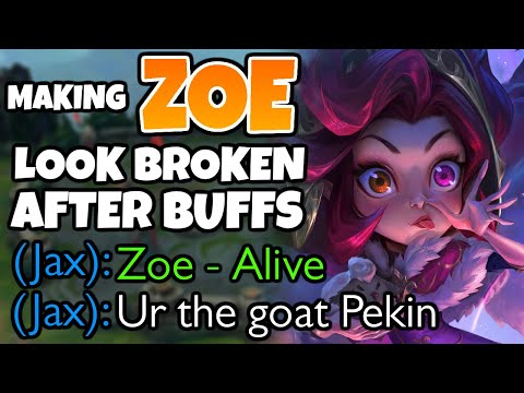 I make ZOE look OP after the BUFFS, even my teammates are impressed. | 13.1b - League of Legends