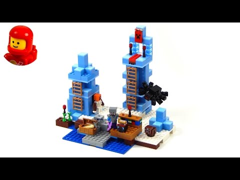 Vidéo LEGO Minecraft 21131 : Les pics de glace