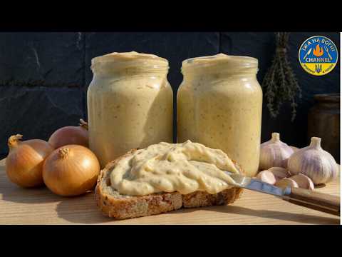 Из обычного ЧЕСНОКА и ЛУКА! Вы БОЛЬШЕ не купите МАЙОНЕЗ в магазине!
