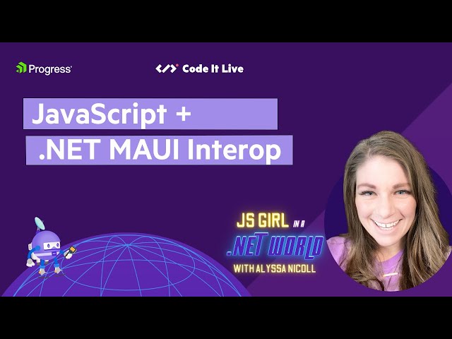 JS Girl in a .NET World: JavaScript Plus .NET MAUI Interop