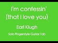 I'm confessin' (that i love you) -  Earl Klugh   【Earl Klugh ‘s Transcription】