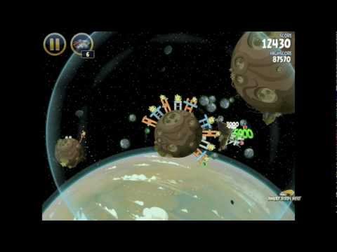 Angry Birds Star Wars J-14 Path of the JEDI 3-Star Walkthrough