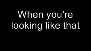 Westlife   When You&#39;re Looking Like That With Lyrics
