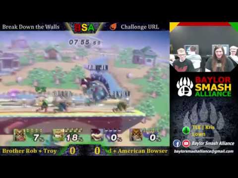 Break Down the Walls -  Doubles RR -  Brother Rob & Troy vs Youngblood & American Bowser