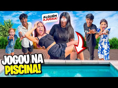 CLONE THREW JESSICA INTO THE POOL! ESTEVÃO AND GABRIEL WILL HAVE TO SAVE HER!