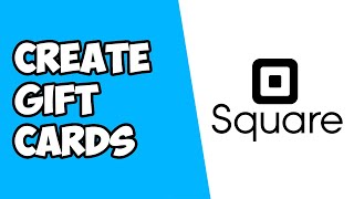 How To Create Gift Cards on Square