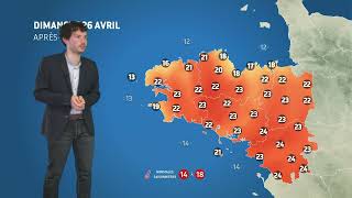 Illustration de l'actualité La météo de votre dimanche 26 avril 2026