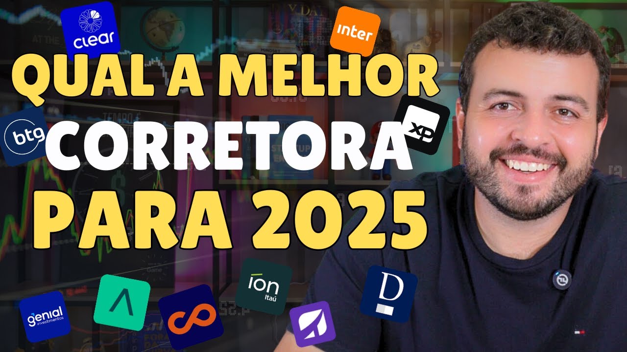 QUAL A MELHOR CORRETORA PARA INVESTIR EM 2025! Melhor Corretora para INICIANTES 2025