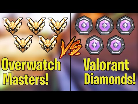 Valorant: 5 Overwatch Masters vs 5 Diamond Players - Who Wins?