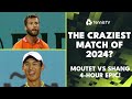The CRAZIEST Match Of 2024?! 😳 Moutet vs Shang 4-hour EPIC! | Madrid 2024 Highlights