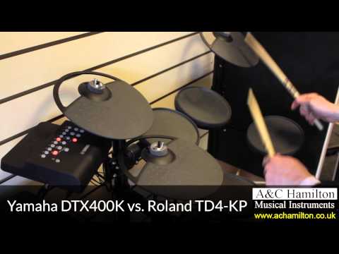 Roland TD-4KP vs Yamaha DTX400K Electronic Drum Kit - A&C Hamilton