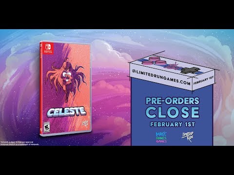 ((( REMINDER ))) Celeste Physical Edition Pre-Orders End February 1st 2019