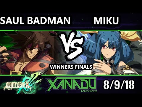 F@X 262 GGXRD2 - Saul Badman (Sol) Vs. Miku RockShooter (Dizzy) Guilty Gear XRD Rev 2 Winners Finals