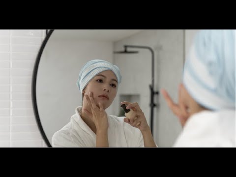 Self-stick & wet/dry separation hair towel wrap