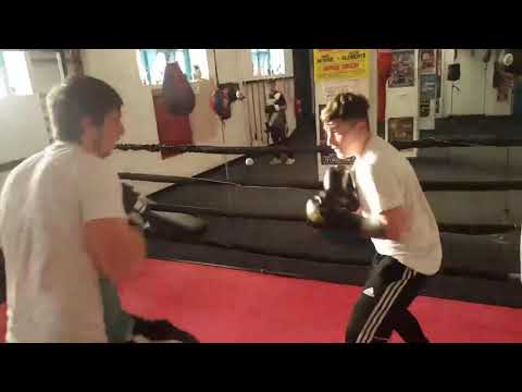 Me and Ryan sparring