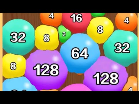 Jelly Merge 3D 2048 Tap Drop Merge The Numbers Balls Game