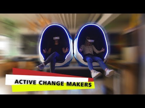 Participants of Erasmus+ youth exchange "Active change makers" play laser tag