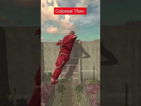 Armin faces the Colossal Titan