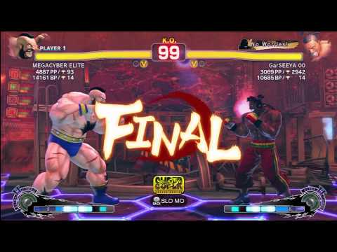 MEGACYBER ELITE (Za) vs: GarSEEYA 00 (Deej) - SSF4:AE TRUE HD HIGH RANKED MATCHES