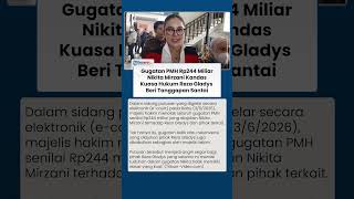 Gugatan PMH Rp244 Miliar Nikita Mirzani Ditolak, Kuasa Hukum Reza Gladys: Fakta Sudah Jelas Banget