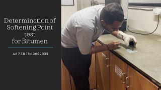 Softening point test of bitumen | As per IS 1205