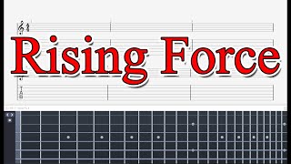 【TABS】Yngwie J. Malmsteen - Rising Force | Solo