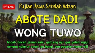 Download lagu PUJIAN JAWA KUNO ABOTE DADI WONG TUWO mp3 Download lagu PUJIAN JAWA KUNO ABOTE DADI WONG TUWO mp3