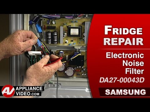 Samsung Refrigerator - Electrical Buzzing Noise - Coil Filter Board Repair and Diagnostic