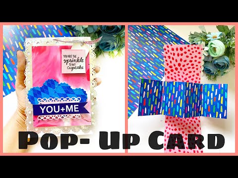 Tutorial : Pop- Up card  / Twist and Pop Card | Thousand miles By Devyani .