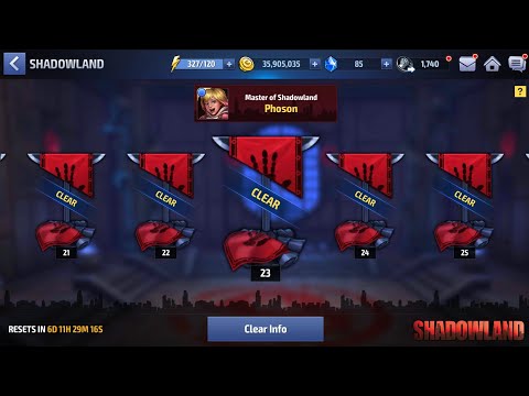 [Marvel Future Fight] Shadowland 3.3.0 floor 21-25
